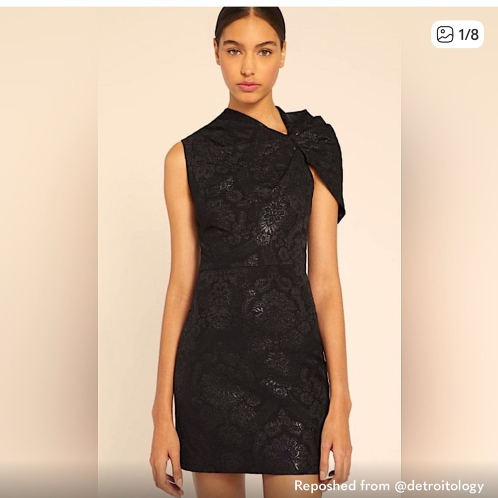 NWT Alice + Olivia Black Mini Dress Size 2